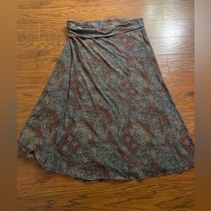 LulaRoe fold over maxi skirt